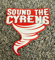 SOUND THE CYRENS Car Sticker