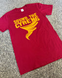 SOUND THE CYRENS Cardinal & Gold T-shirt Short Sleeve