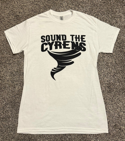 SOUND THE CYRENS White T-Shirt Short Sleeve