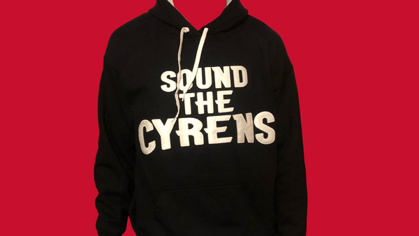 SOUND THE CYRENS Black Hoodie Sweatshirt